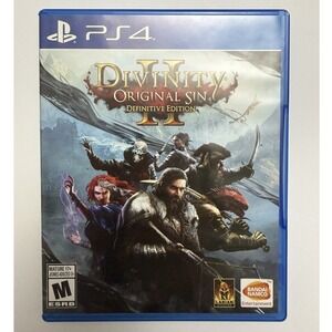 Divinity‎ Original Sin 2 II Definitive Edition (Sony PS4, 2018) Case & Disc